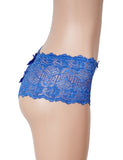 Sexy Lace Pearl Open Crotch Women Panty