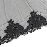 Black Sexy Long Sleeves Eyelash Lace Mesh Robe