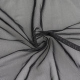 Black Sexy Long Sleeves Eyelash Lace Mesh Robe