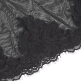 Sexy Lace Mesh U Shape Backless Babydoll Lingerie