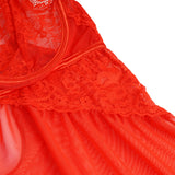 Sexy Lace Mesh U Shape Backless Babydoll Lingerie
