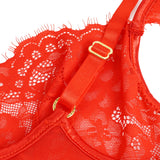 Sexy Lace Mesh U Shape Backless Babydoll Lingerie