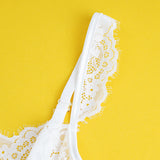 Sexy Lace Mesh U Shape Backless Babydoll Lingerie