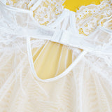 Sexy Lace Mesh U Shape Backless Babydoll Lingerie