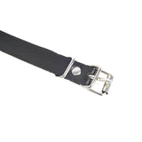 Black Faux Leather Rivets Punk Waist And Legs Harness Bondage With Handcuffs
