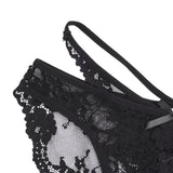 Sexy Purple Lace Criss Cross Strap Women Panty
