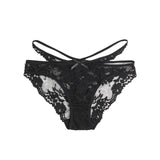 Sexy Purple Lace Criss Cross Strap Women Panty