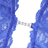 Lace Sexy V Neck Halter Backless Open Crotch Teddy Lingerie