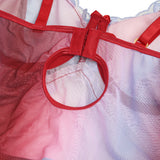 Women Sexy V-Neck Ombre Mesh Lace Lingerie