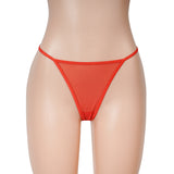 Sexy Red V-Neck Lace Mesh Women Lingerie Nightdress