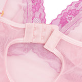 Sexy V-Neck Lace Mesh Women Lingerie Nightdress