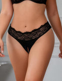 Low Rise Crotchless Criss Cross Tie Women Panty