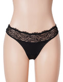 Low Rise Crotchless Criss Cross Tie Women Panty