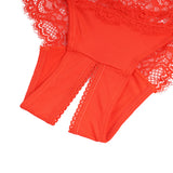 Low Rise Crotchless Criss Cross Tie Women Panty