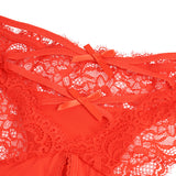 Low Rise Crotchless Criss Cross Tie Women Panty