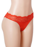 Low Rise Crotchless Criss Cross Tie Women Panty