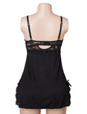 Sexy Modal Lace Slit Nightdress