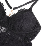 Sexy Modal Lace Slit Nightdress