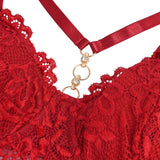 Sexy Modal Lace Slit Nightdress