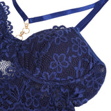 Sexy Modal Lace Slit Nightdress