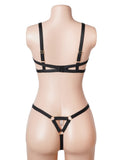 Sexy Egypt Bow Embroidered Bra Set