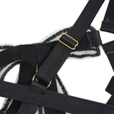 Sexy Egypt Bow Embroidered Bra Set