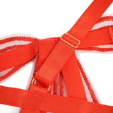 Sexy Egypt Bow Embroidered Bra Set
