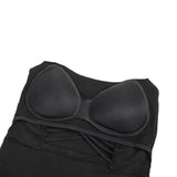 Sexy Crop Camisole With Rhinestone Crisscross Back Straps