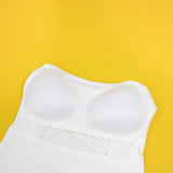 Sexy Crop Camisole With Rhinestone Crisscross Back Straps
