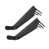 Black Sexy PU Leather Stockings With Adjustable Buckles