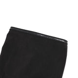 Black Sexy PU Leather Stockings With Adjustable Buckles