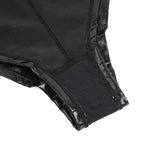 Sexy Women Gold Foil Faux Leather Brief