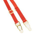 Red Sexy Women Lace PU Leather Adjustable Garter Panty