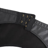 Sexy Women Lace PU Leather Adjustable Garter Panty