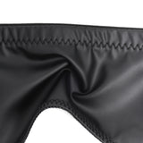 Sexy Women Lace PU Leather Adjustable Garter Panty