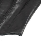 11 Pieces Bones V Neck Strapless PU Faux Leather Corset
