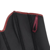 11 Pieces Bones V Neck Strapless PU Faux Leather Corset
