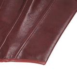 11 Pieces Bones V Neck Strapless PU Faux Leather Corset