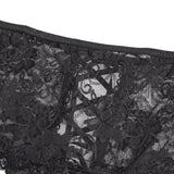Open Crotch Floral Lace Panty