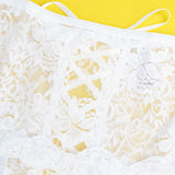 Open Crotch Floral Lace Panty