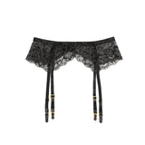 Women Sexy Floral Lace Adjustable Garter Panty