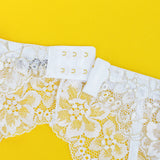 Women Sexy Floral Lace Adjustable Garter Panty