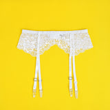 Women Sexy Floral Lace Adjustable Garter Panty