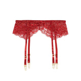 Women Sexy Floral Lace Adjustable Garter Panty