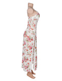 Sexy Egypt Mesh Lace Long Split Nightgown
