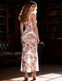 Sexy Egypt Mesh Lace Long Split Nightgown