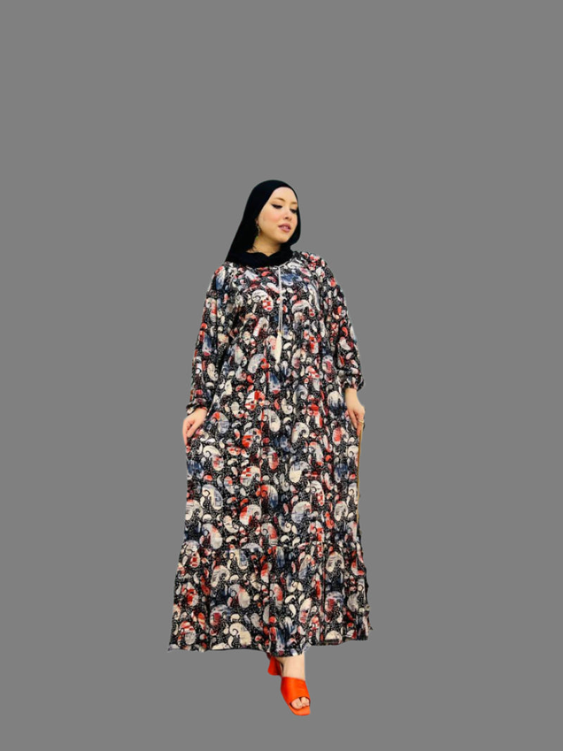 Women's Abaya with Viscose Strap