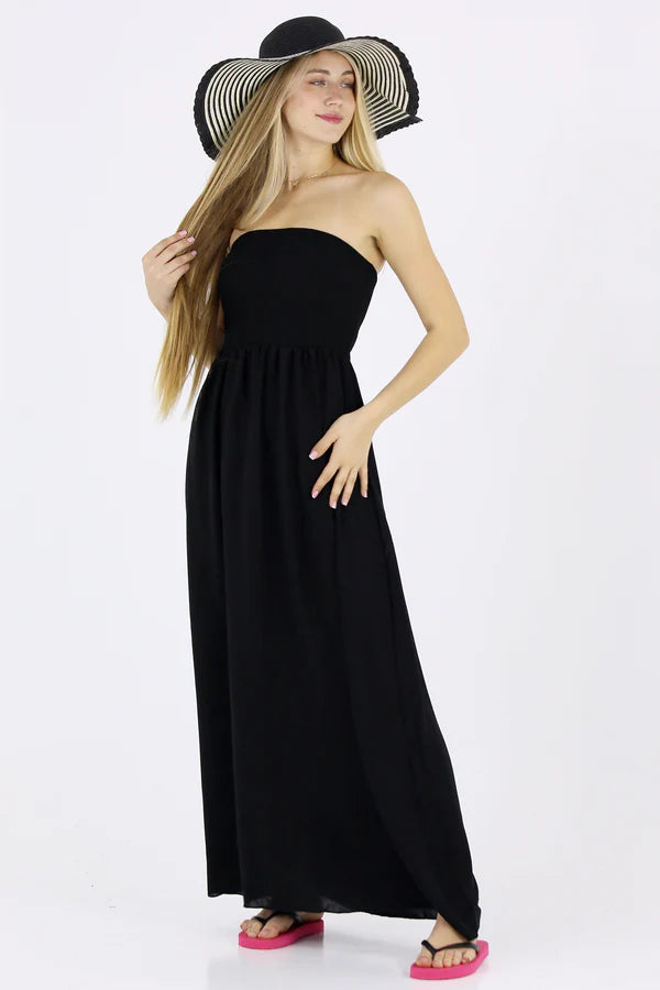 Midnight Breeze Maxi Dress