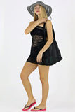 Coastal Glamour Lace Mini Coverup