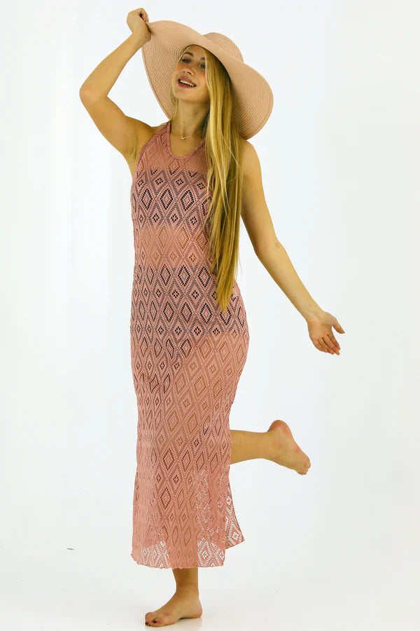 Eclipse Crochet Maxi Dress